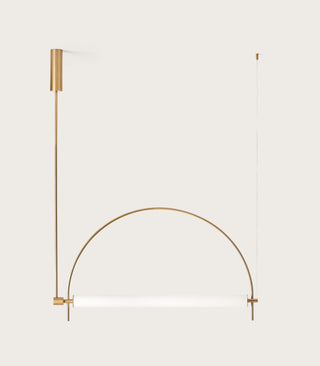 Arched Linear Led Chandelier-Neutral Decor