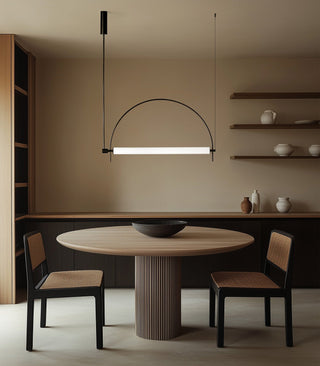 Arched Linear Led Chandelier-Neutral Decor