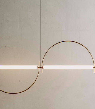 Arched Linear Led Chandelier-Neutral Decor