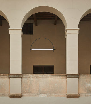 Arched Linear Led Chandelier-Neutral Decor
