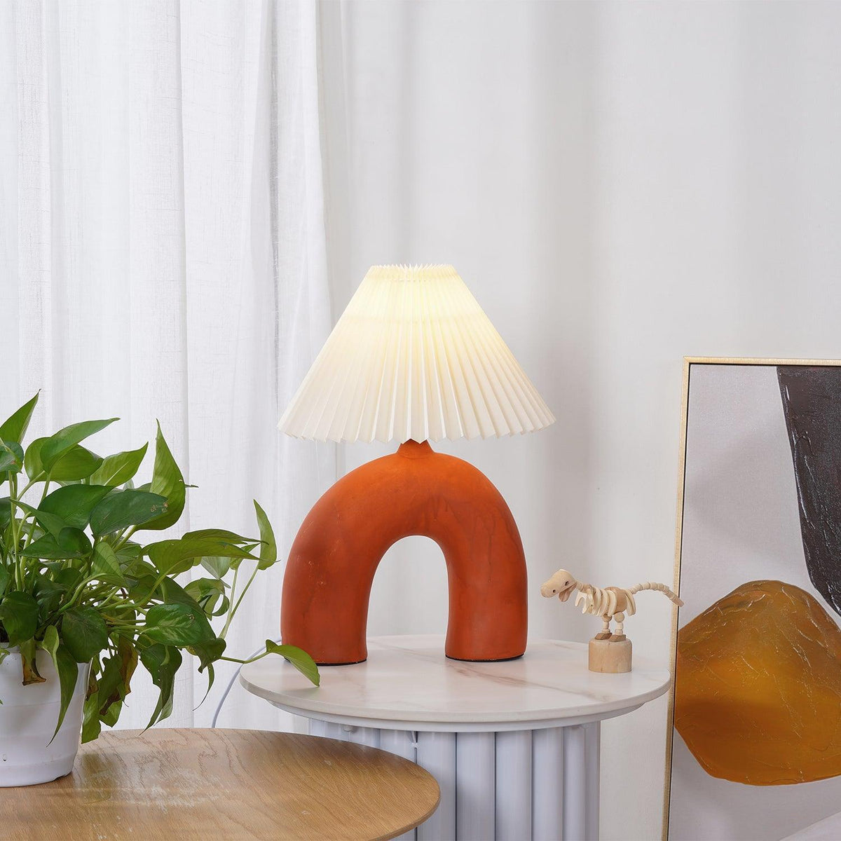 Lumenaya Moderne en Céramique pour Lampe de Table