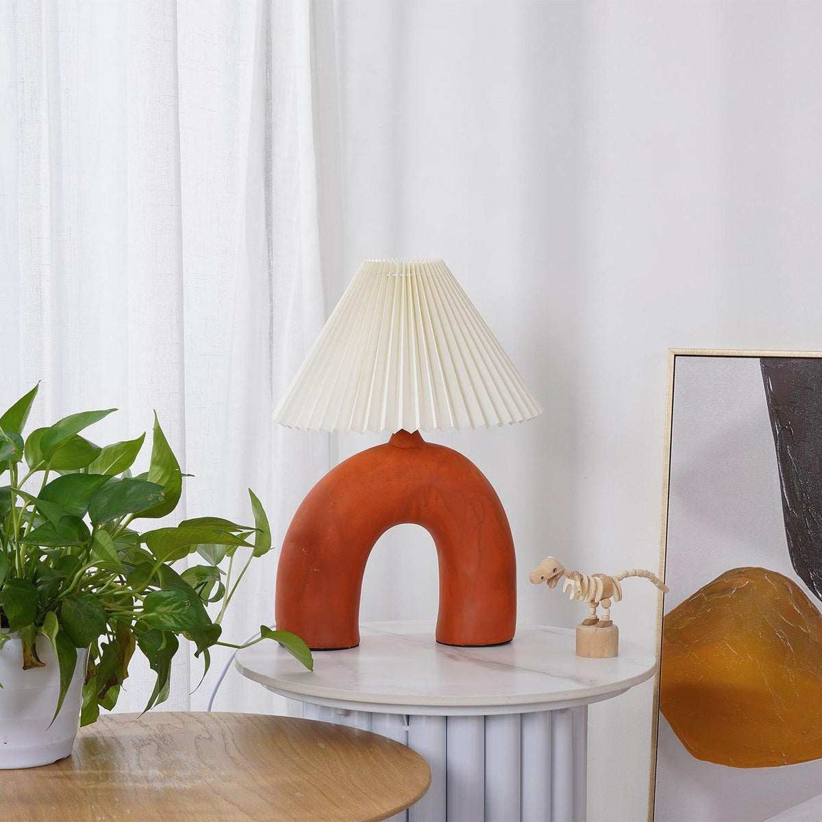 Lumenaya Moderne en Céramique pour Lampe de Table