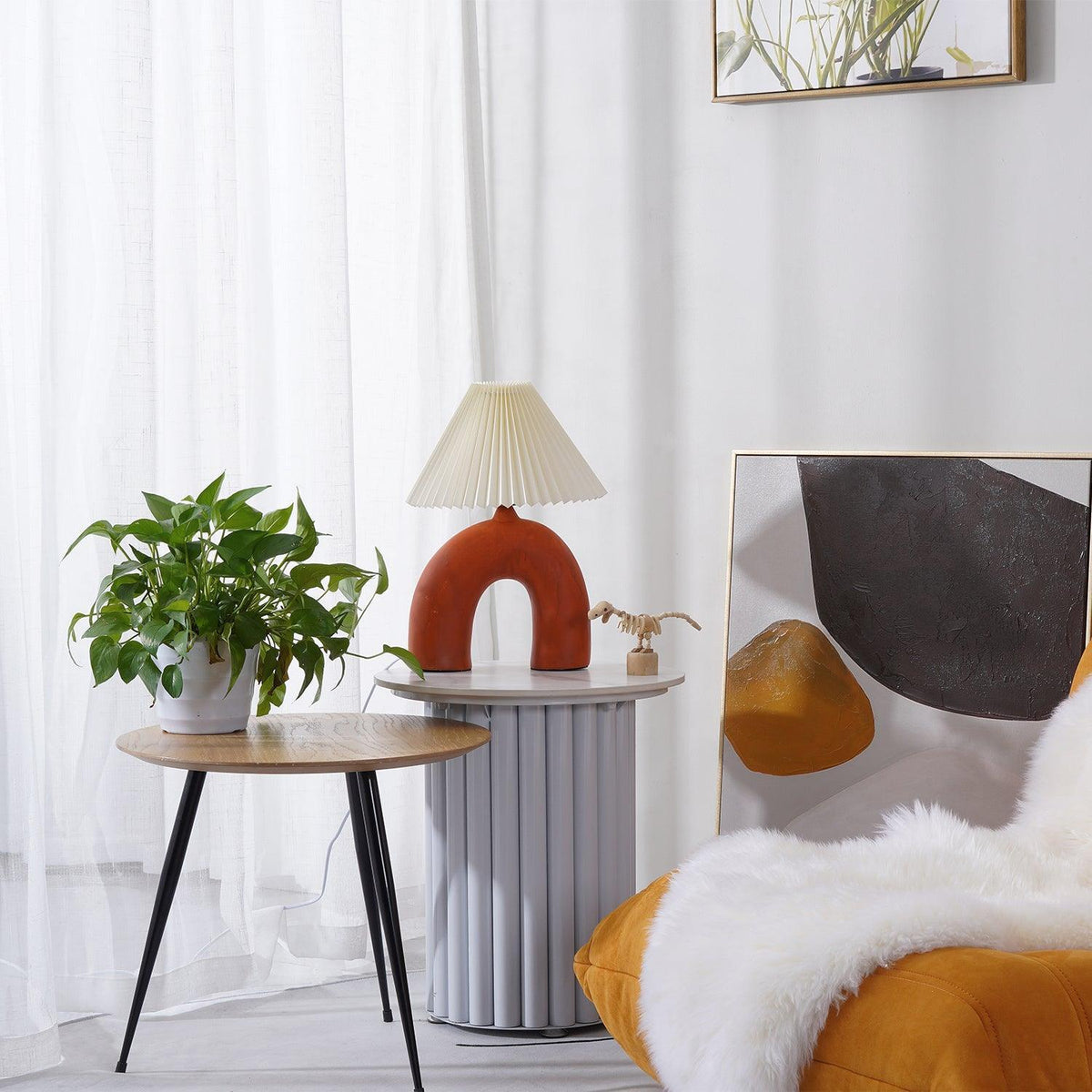Lumenaya Moderne en Céramique pour Lampe de Table