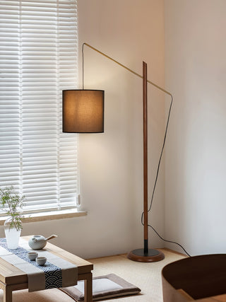 Nyvariol Lampadaire en Bois Minimaliste