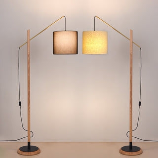 Nyvariol Lampadaire en Bois Minimaliste