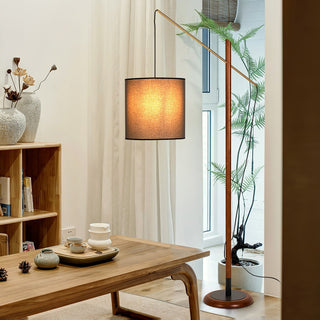 Nyvariol Lampadaire en Bois Minimaliste