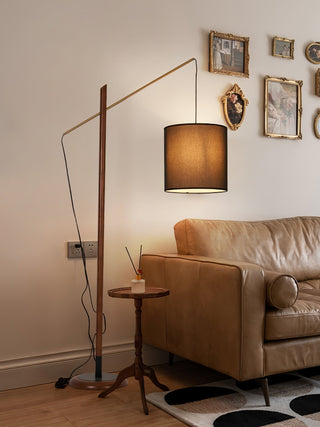 Nyvariol Lampadaire en Bois Minimaliste