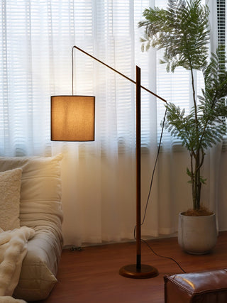 Nyvariol Lampadaire en Bois Minimaliste