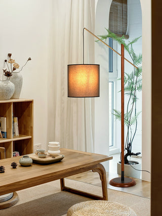 Nyvariol Lampadaire en Bois Minimaliste