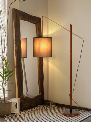 Nyvariol Lampadaire en Bois Minimaliste