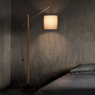 Nyvariol Lampadaire en Bois Minimaliste