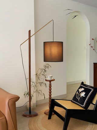 Nyvariol Lampadaire en Bois Minimaliste