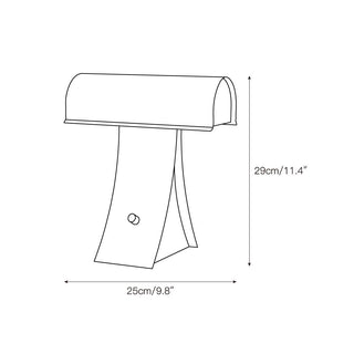 Noirvian Lampe à Poser