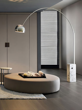 Alevra Lampadaire en Marbre Et Métal