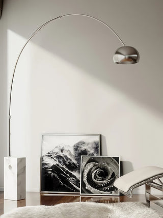 Alevra Lampadaire en Marbre Et Métal