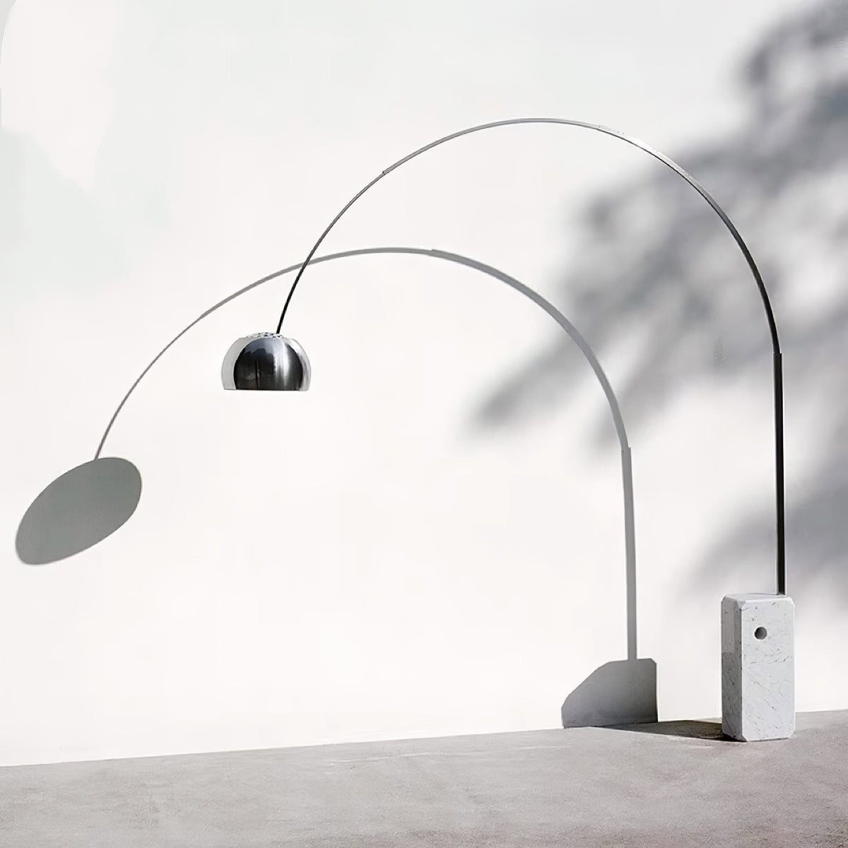 Alevra Lampadaire en Marbre Et Métal