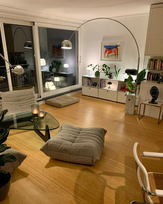 Alevra Lampadaire en Marbre Et Métal