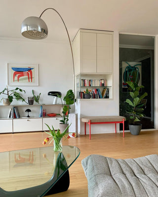 Alevra Lampadaire en Marbre Et Métal