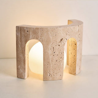 Drav Lampe de Table en Pierre