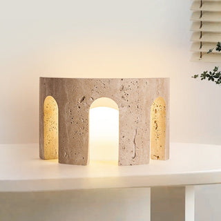 Drav Lampe de Table en Pierre