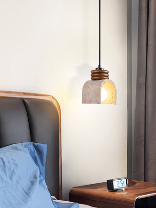 Quinn Suspension Moderne Jaune Travertin