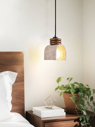 Quinn Suspension Moderne Jaune Travertin