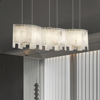 Cavelan Suspension Lustrée en Albâtre