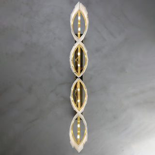 Cavelan Suspension Lustrée en Albâtre