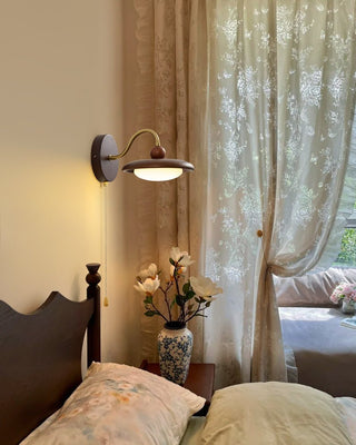 Arcwood Saucer Wall Lamp-Neutral Decor