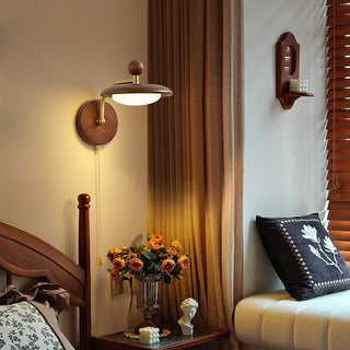 Arcwood Saucer Wall Lamp-Neutral Decor