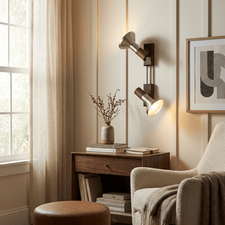 Ardell Dual Spotlight Wall Lamp-Neutral Decor