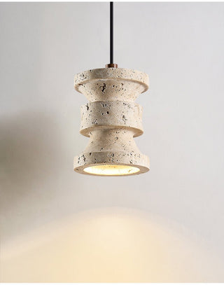 Ardelle Travertine Pendant Lamp-Neutral Decor