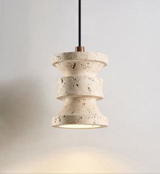 Ardelle Travertine Pendant Lamp-Neutral Decor