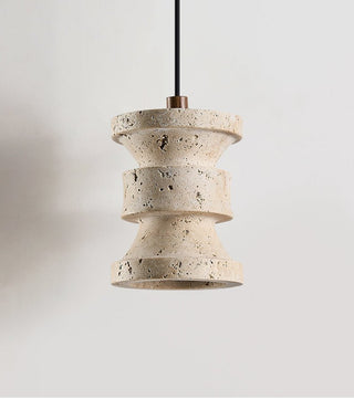 Ardelle Travertine Pendant Lamp-Neutral Decor