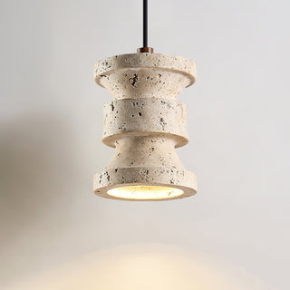 Ardelle Travertine Pendant Lamp-Neutral Decor