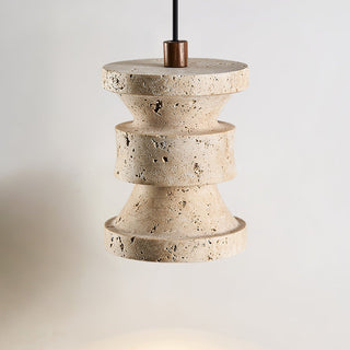 Ardelle Travertine Pendant Lamp-Neutral Decor