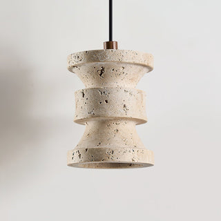 Ardelle Travertine Pendant Lamp-Neutral Decor