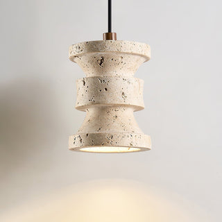 Ardelle Travertine Pendant Lamp-Neutral Decor