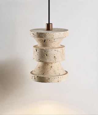 Ardelle Travertine Pendant Lamp-Neutral Decor