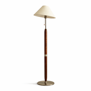 Arden Wood Floor Lamp-Neutral Decor