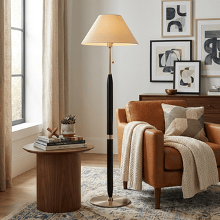 Arden Wood Floor Lamp-Neutral Decor