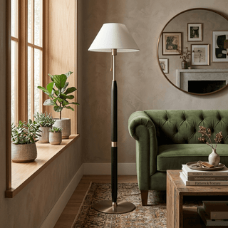 Arden Wood Floor Lamp-Neutral Decor