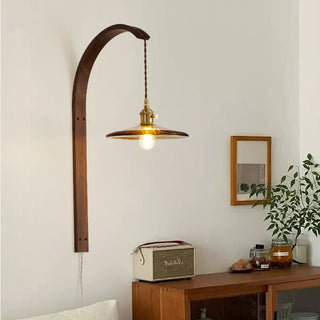 Ardent Wood Wall Lamp-Neutral Decor