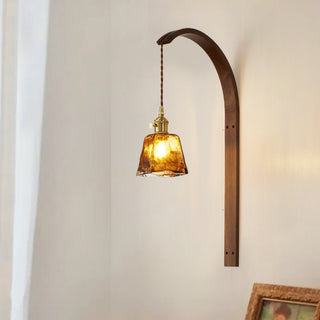 Ardent Wood Wall Lamp-Neutral Decor