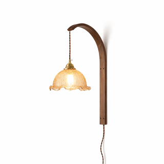 Ardent Wood Wall Lamp-Neutral Decor