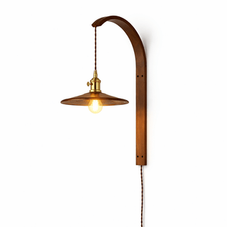 Ardent Wood Wall Lamp-Neutral Decor