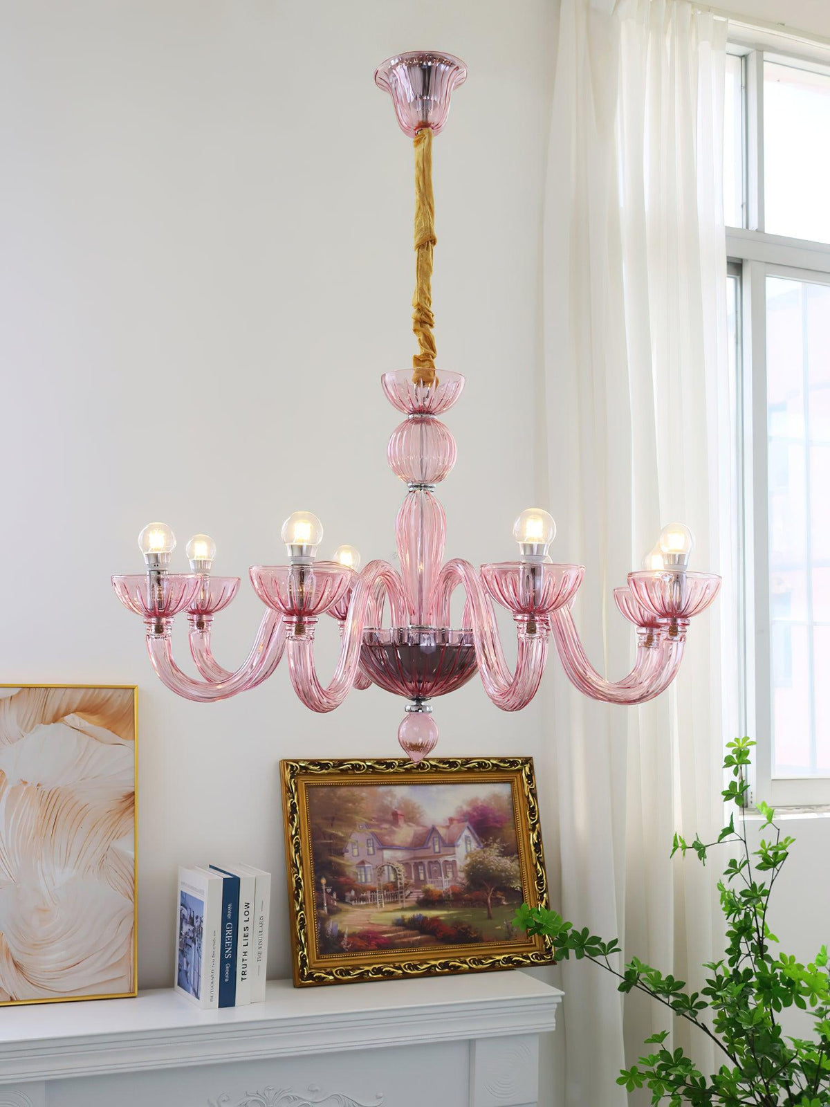 Ravista Lustre En Verre De Murano Élégant Fait Main