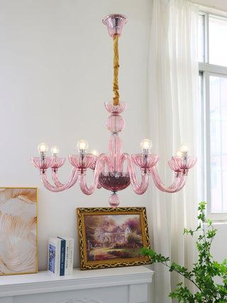 Lustra Lustre En Verre De Murano Élégant Fait Main