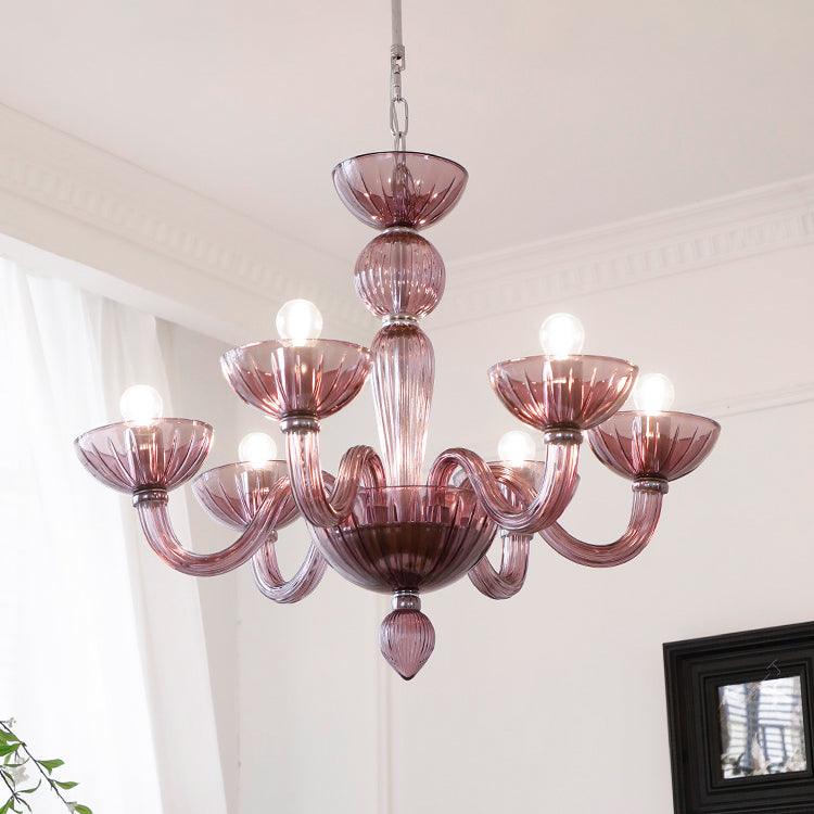 Ravista Lustre En Verre De Murano Élégant Fait Main