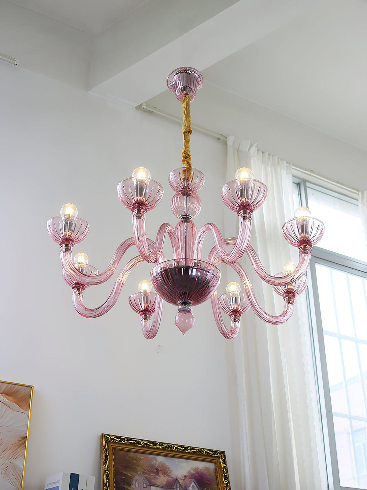 Ravista Lustre En Verre De Murano Élégant Fait Main